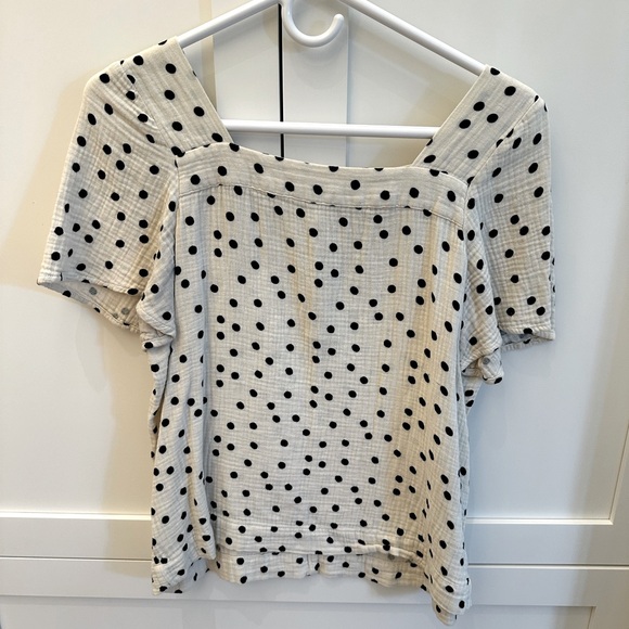 Madewell polka dot top - Picture 1 of 2